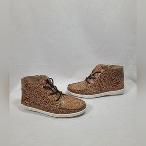 marc joseph NEW YORK Genuine Leather Made in Brazil Ankle Boot size 3 youth